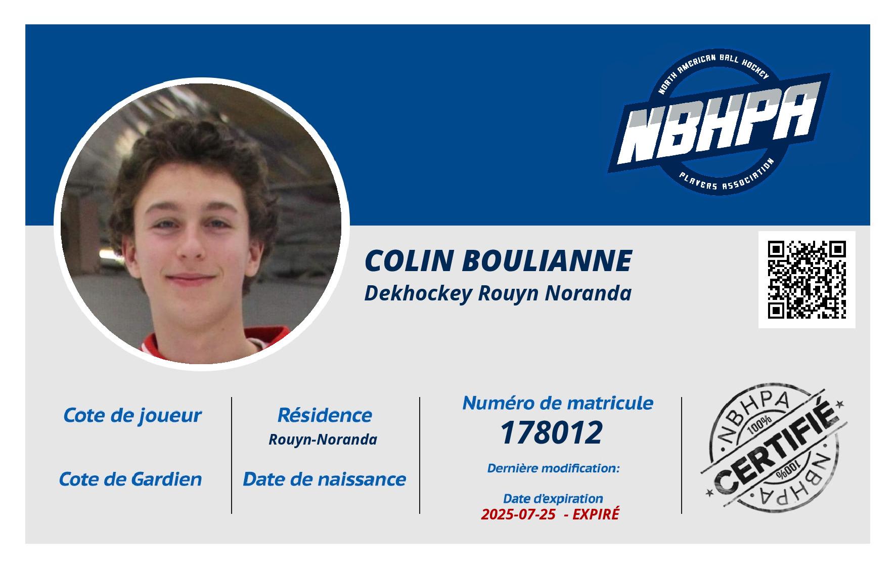Colin Boulianne