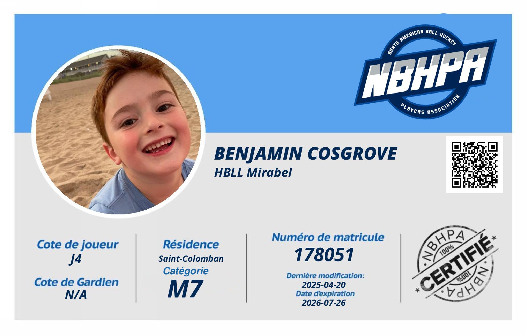 Benjamin Cosgrove