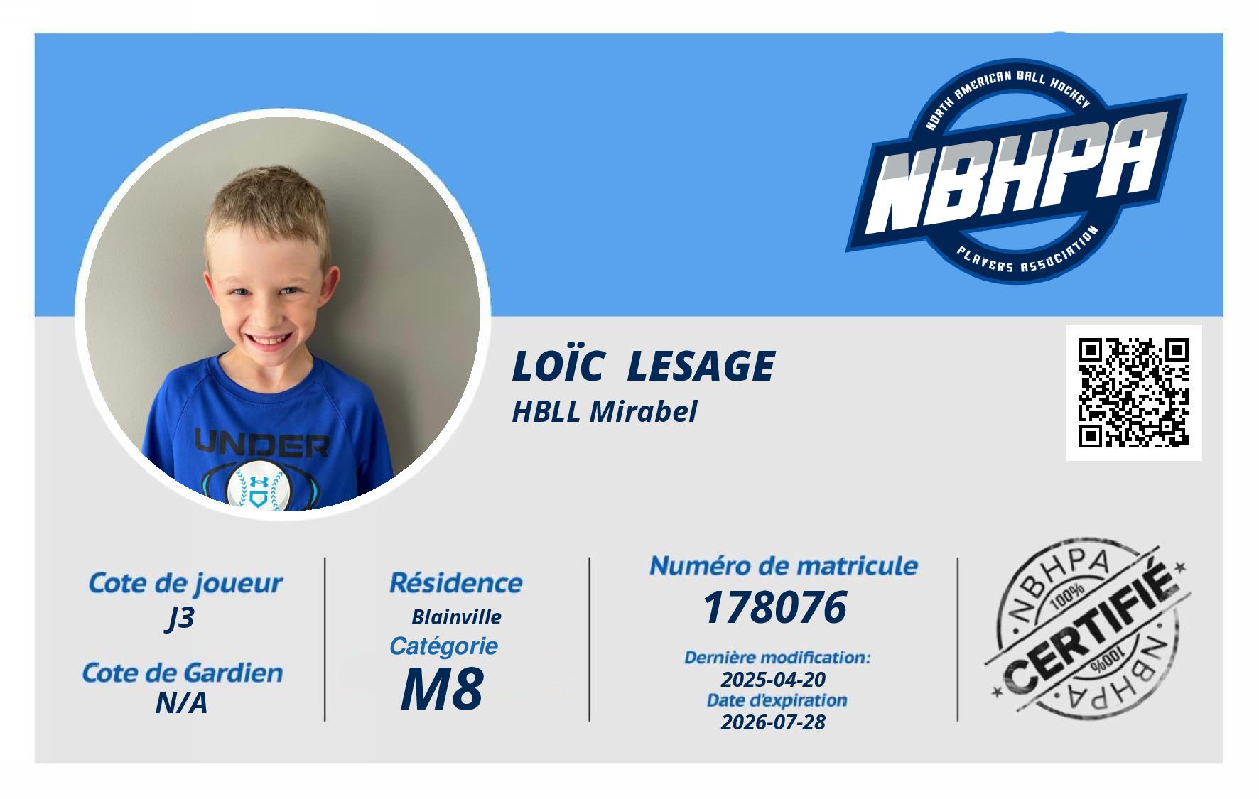 Loïc  Lesage 