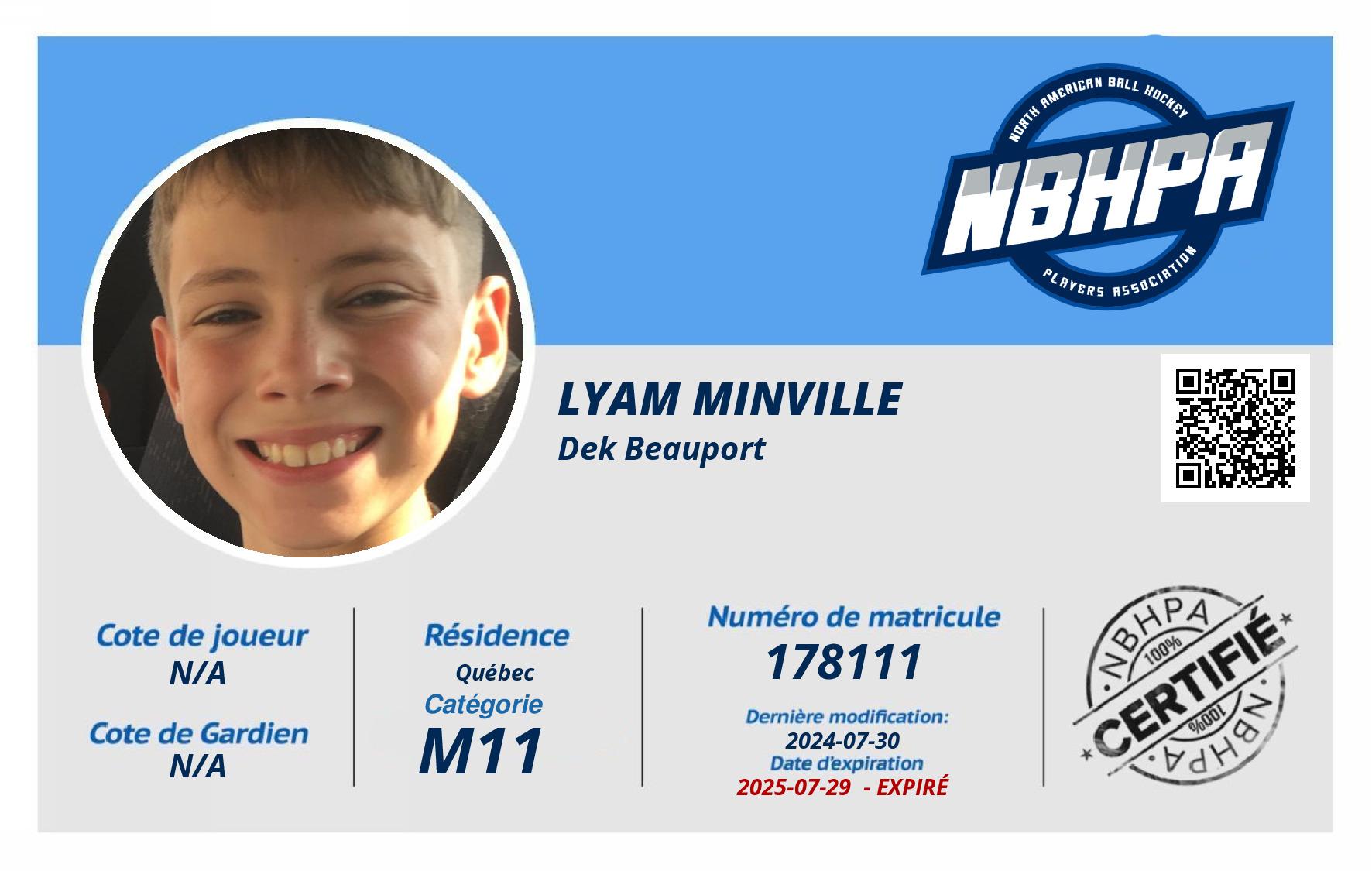 Lyam Minville