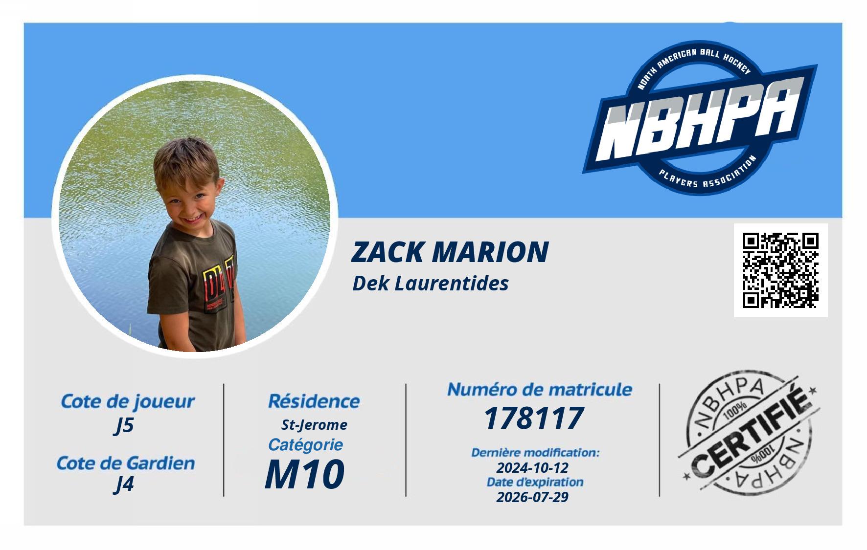 Zack Marion