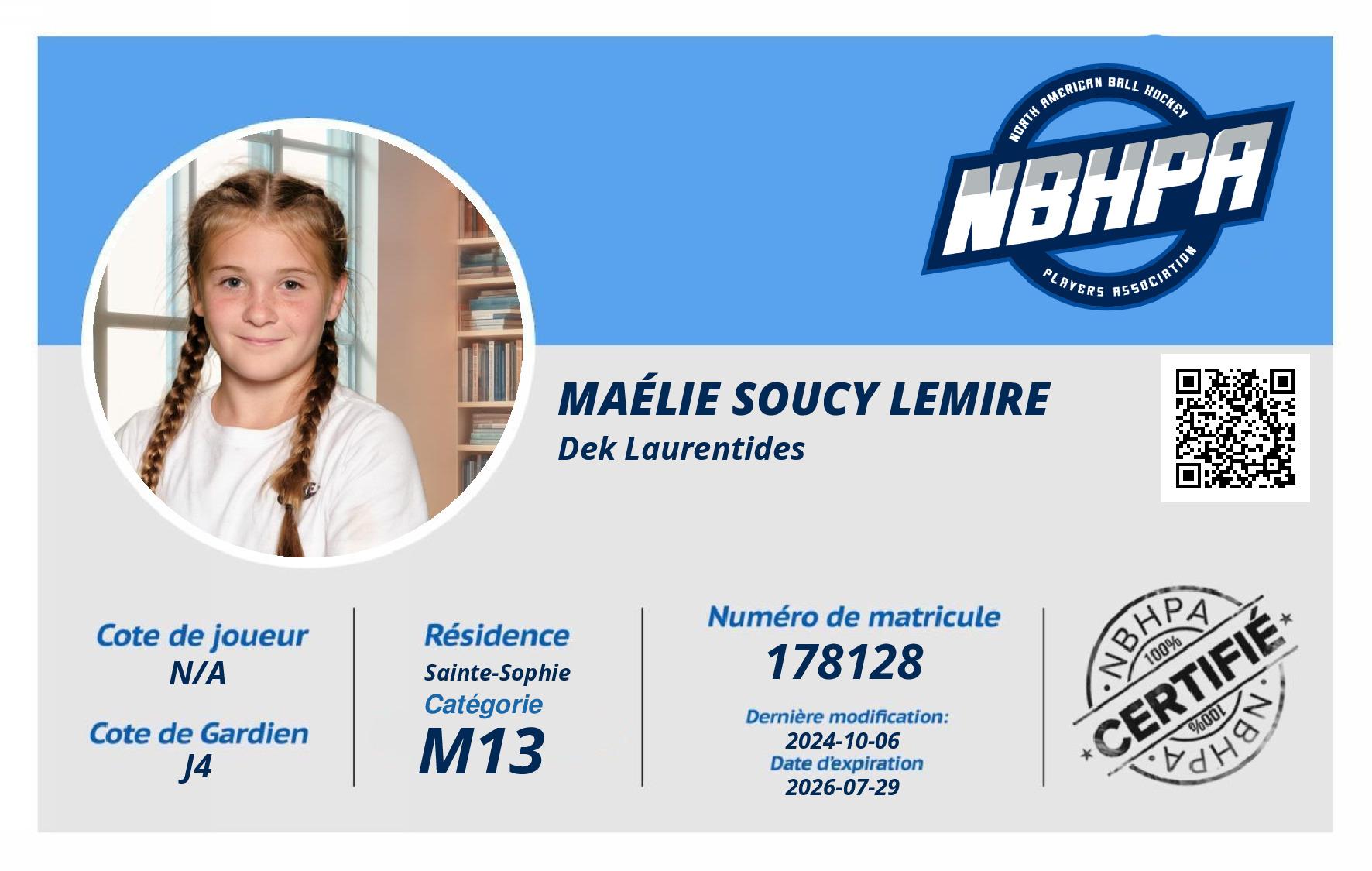 Maélie Soucy Lemire