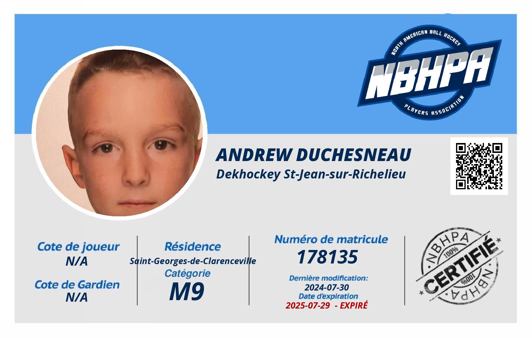 Andrew Duchesneau