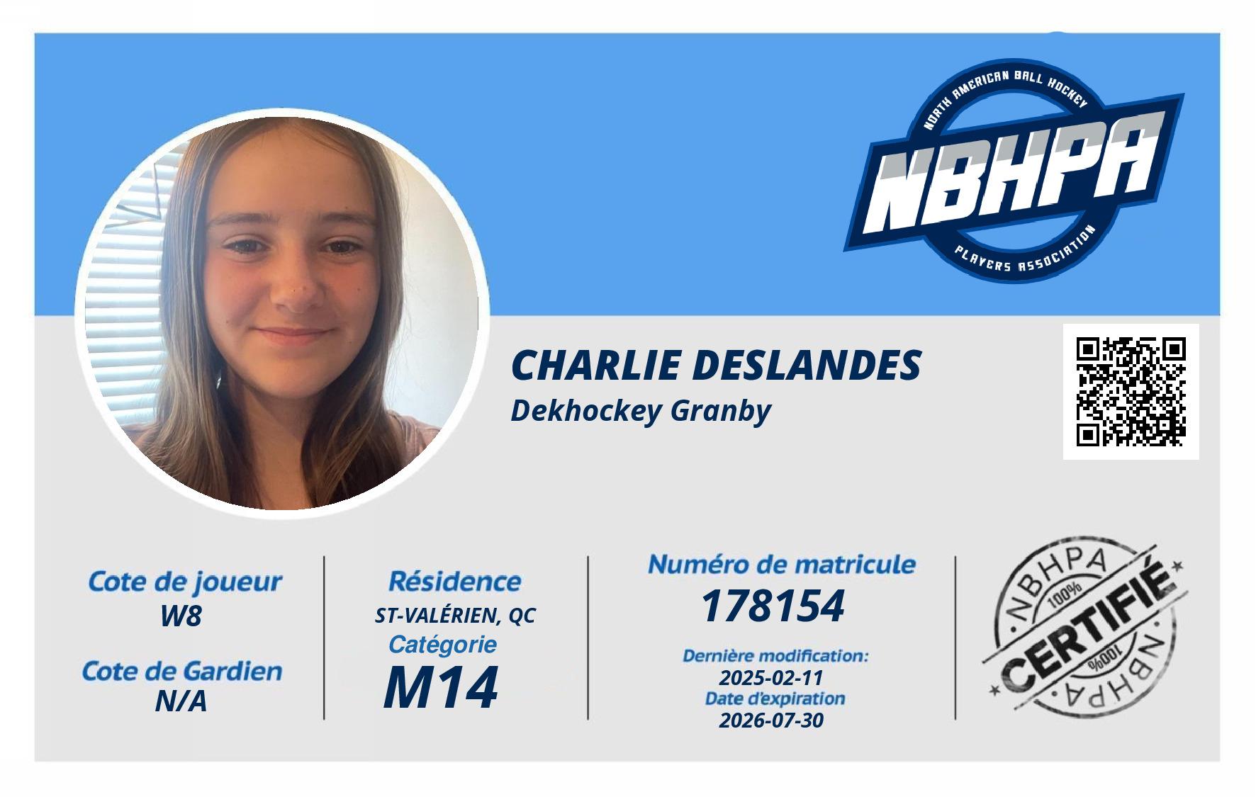 Charlie Deslandes