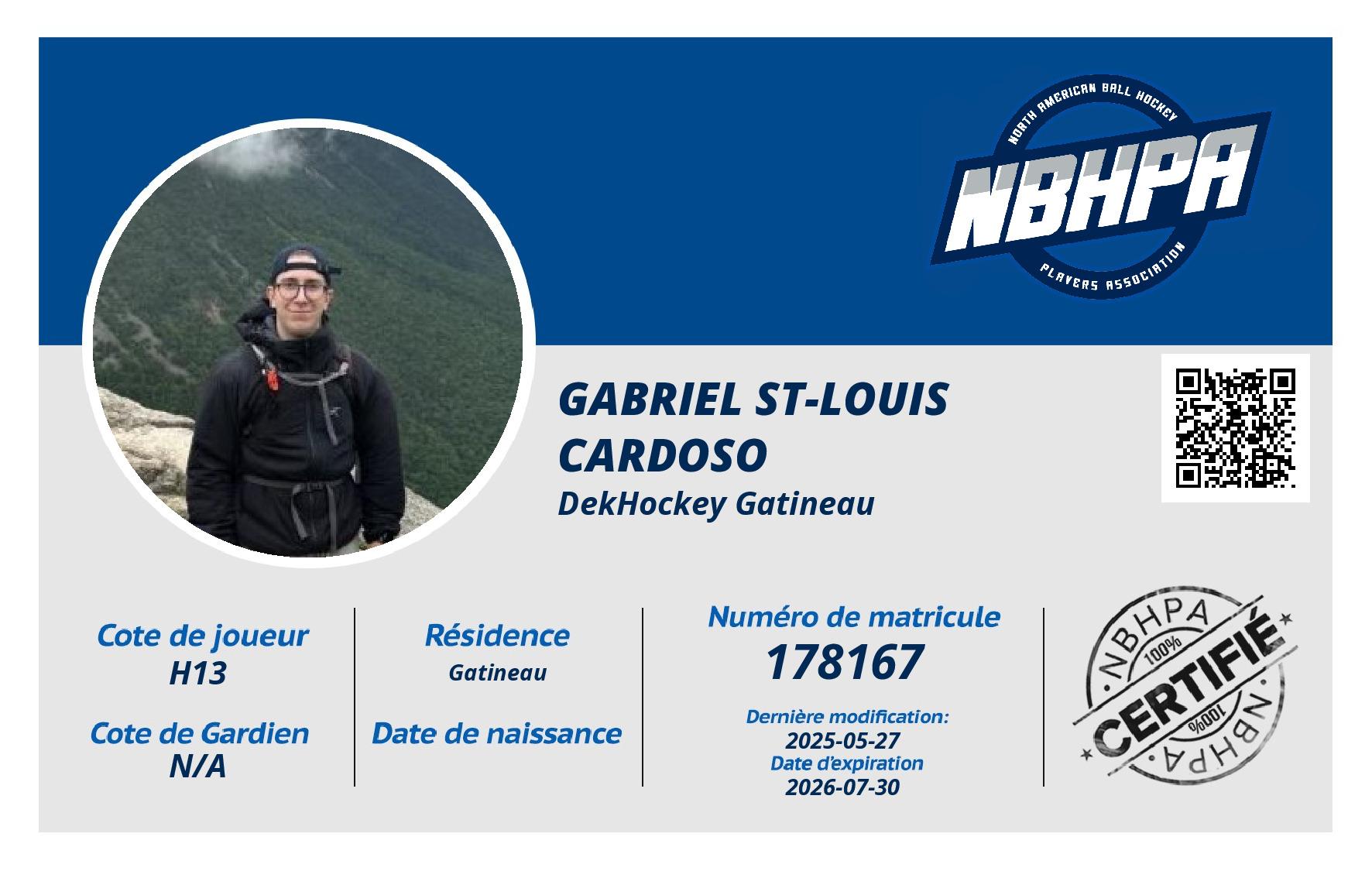 Gabriel St-Louis Cardoso