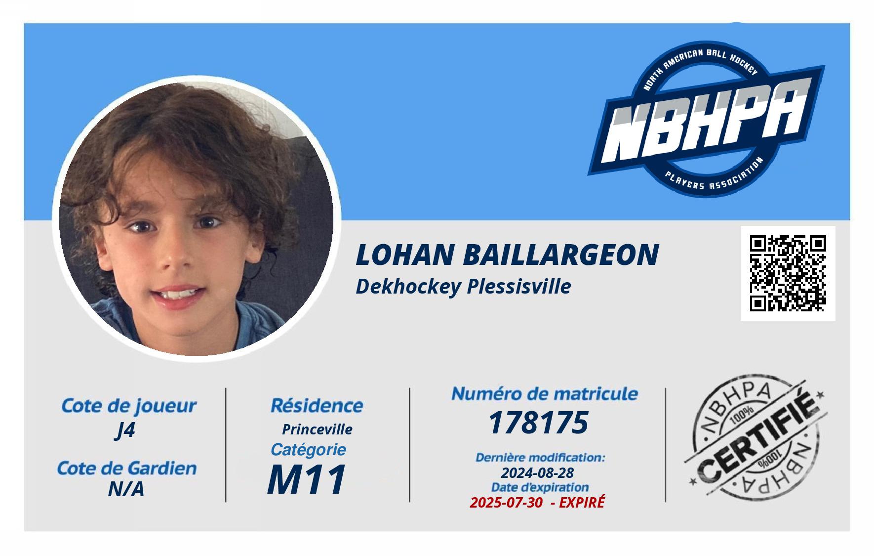 Lohan Baillargeon
