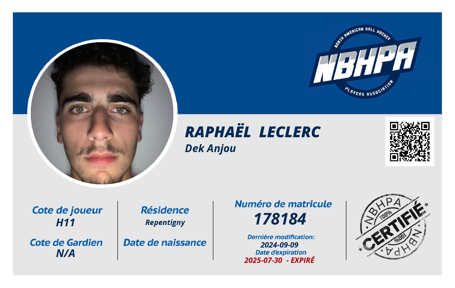 Raphaël  Leclerc