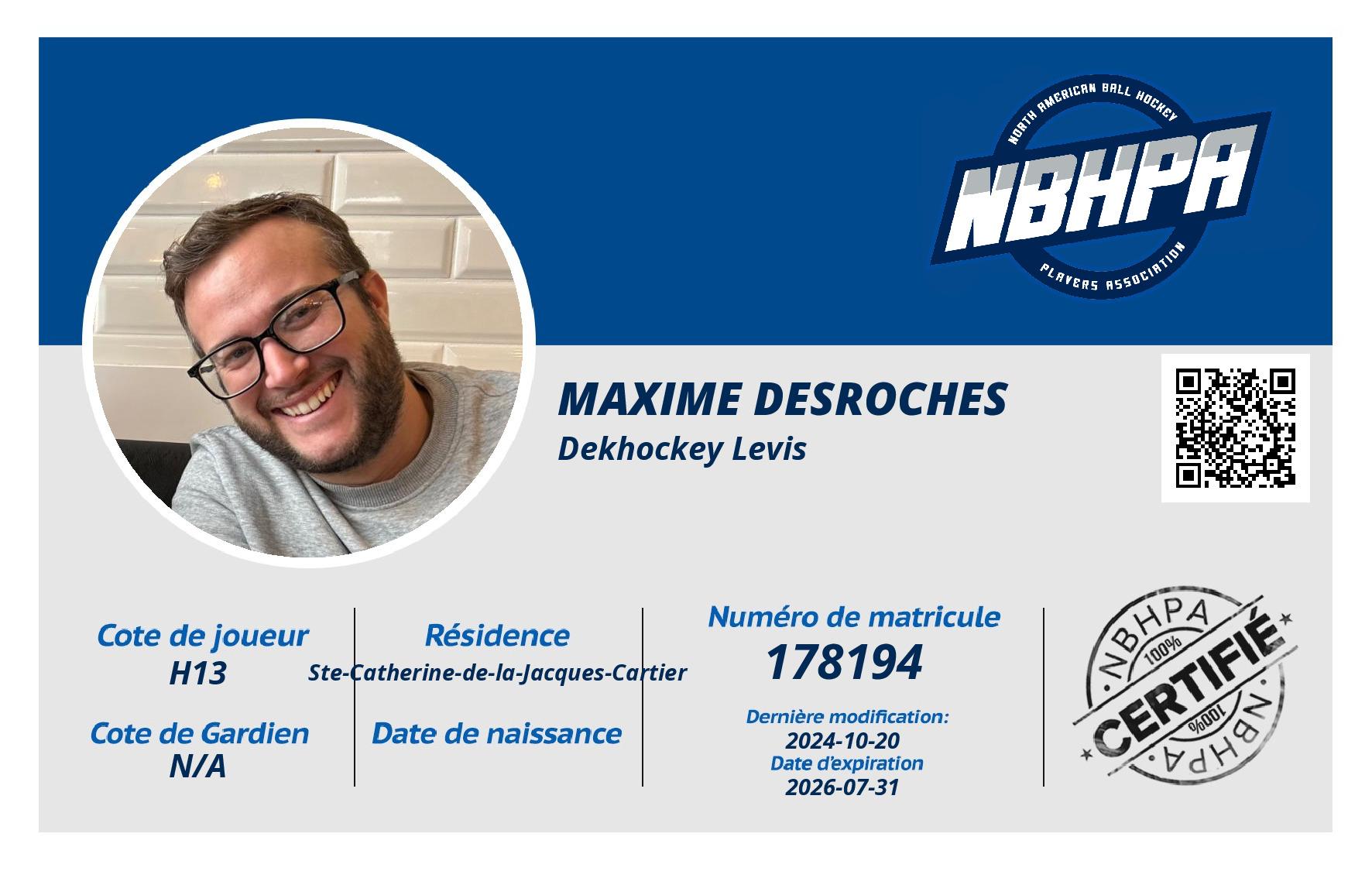 Maxime Desroches