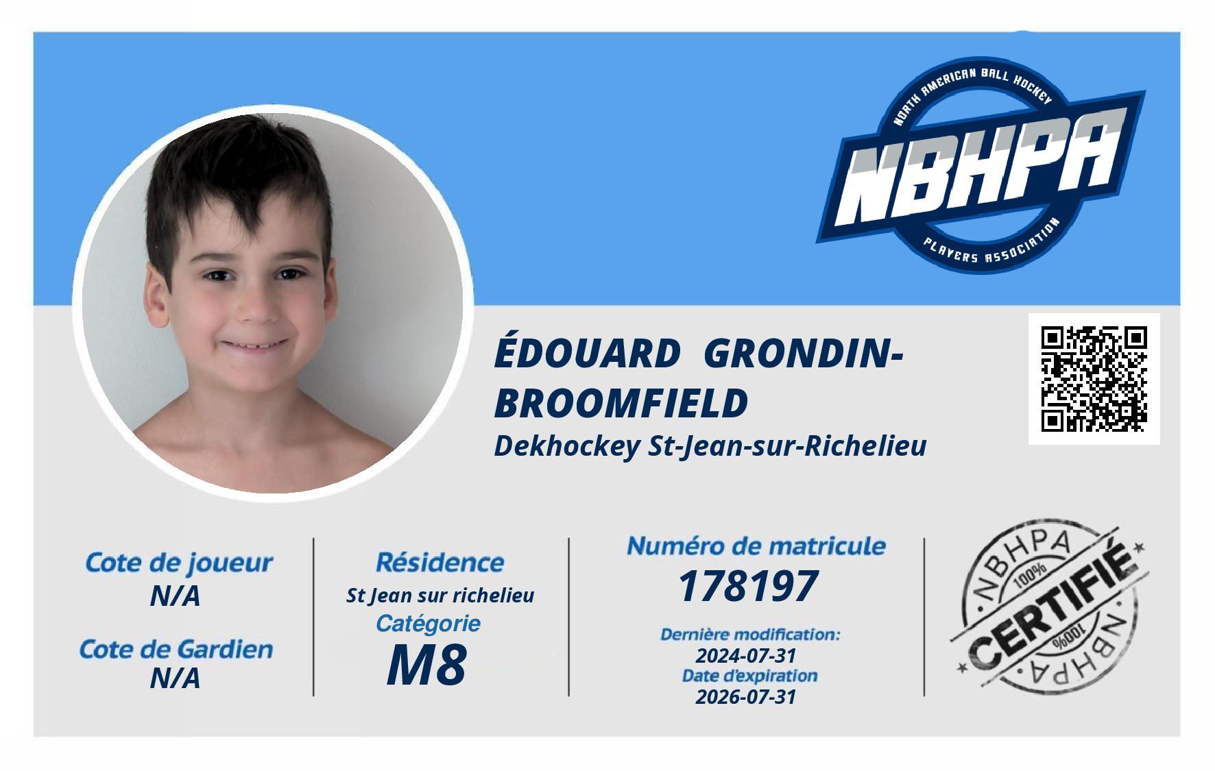 Édouard  Grondin-Broomfield