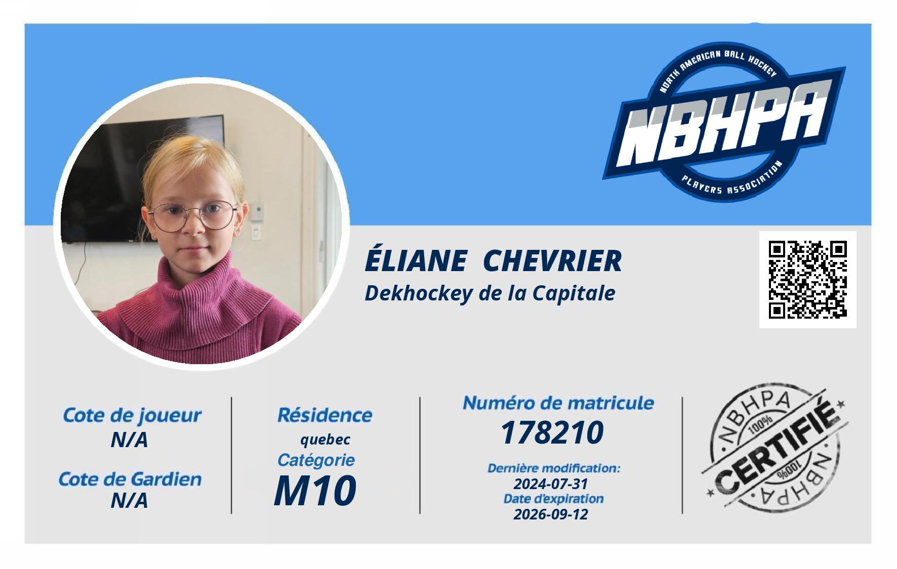 Éliane  Chevrier