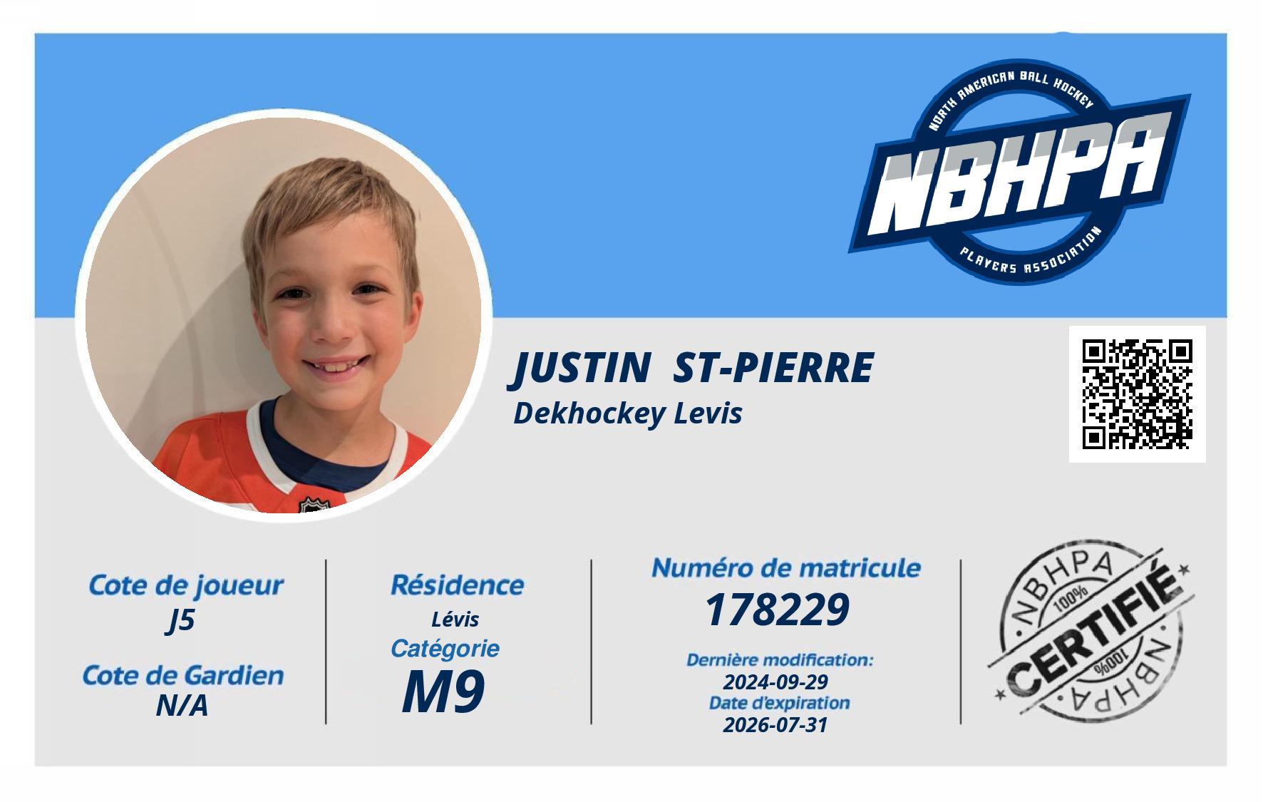 Justin  St-Pierre 