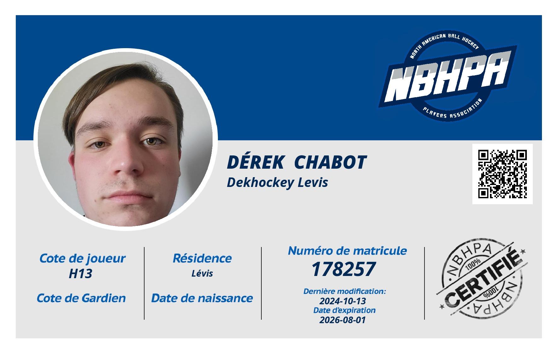 Dérek  Chabot