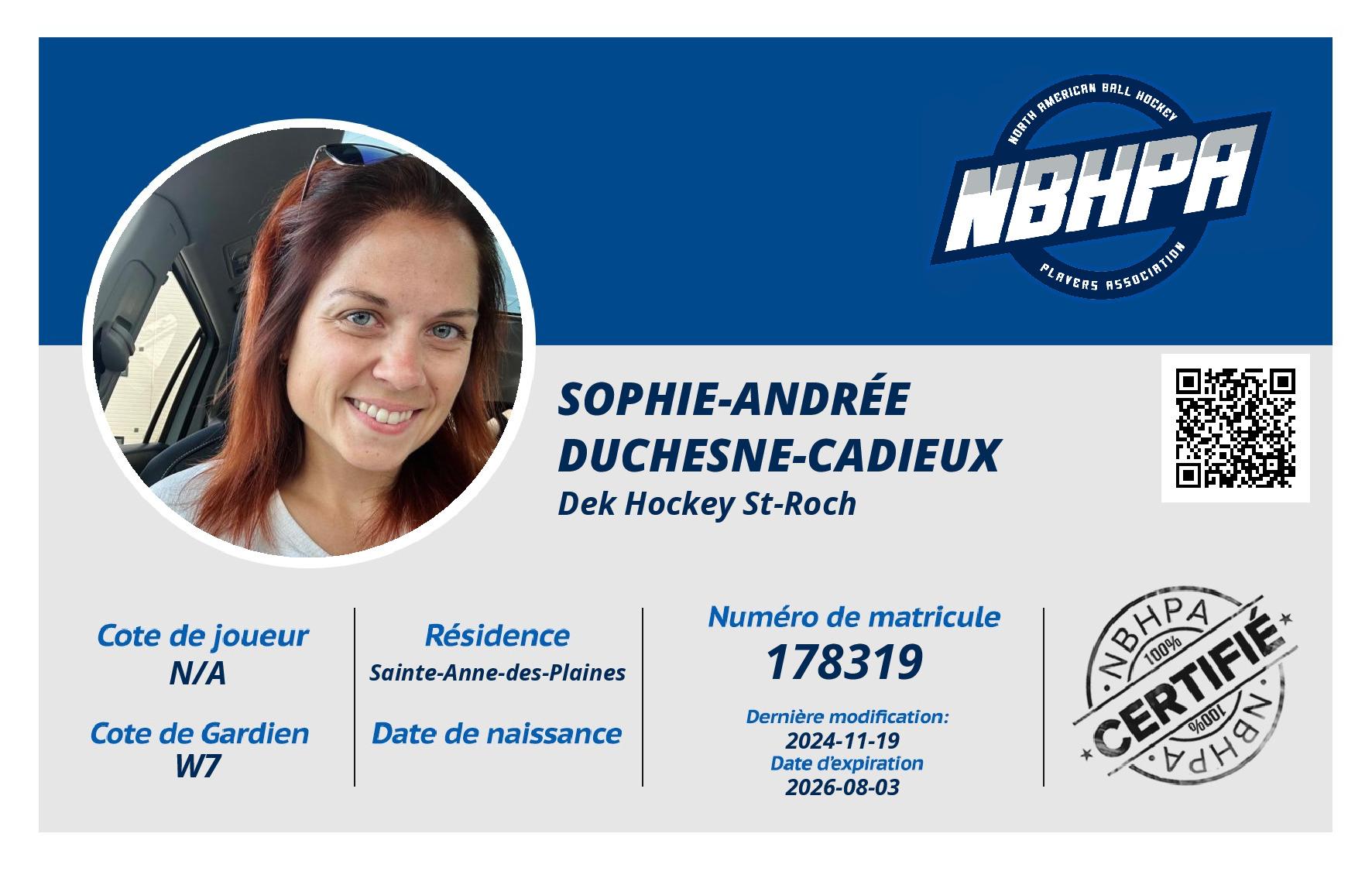 Sophie-Andrée Duchesne-Cadieux