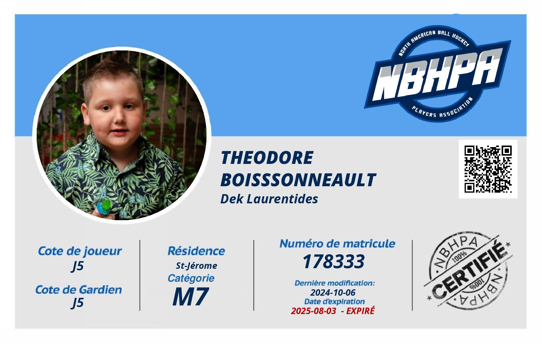 Theodore Boisssonneault