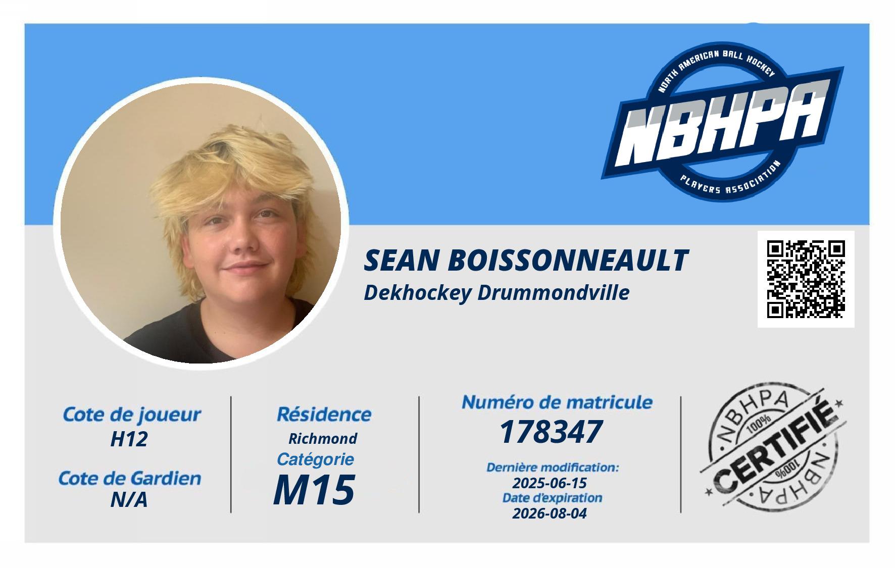 Sean Boissonneault