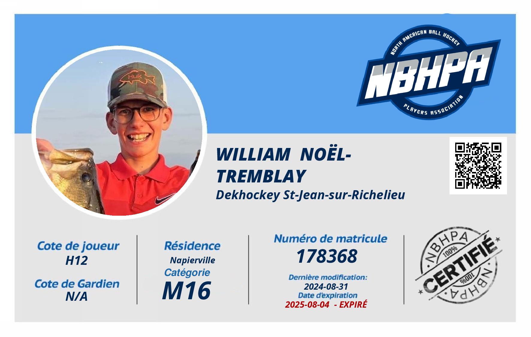 William  Noël-Tremblay