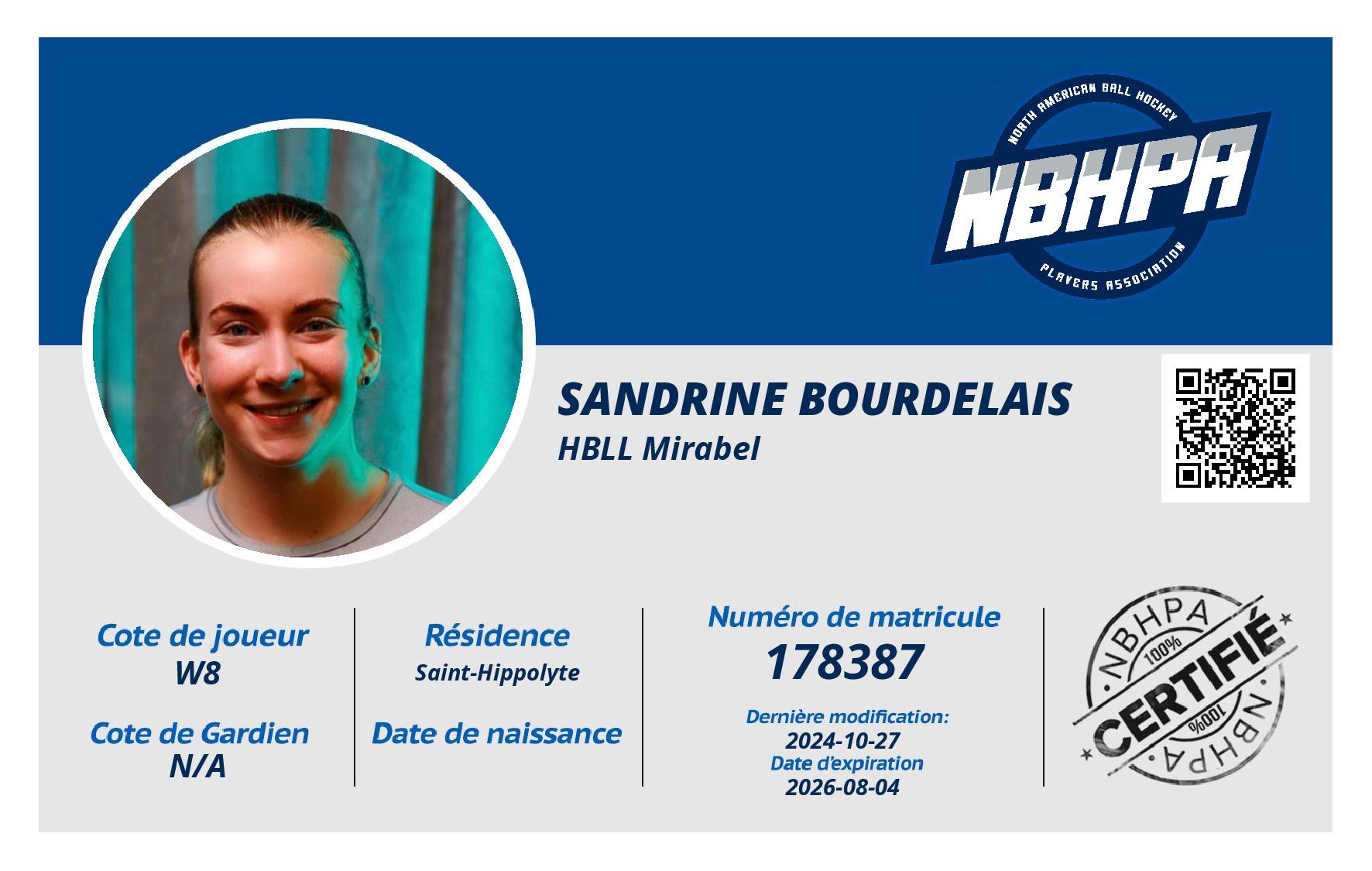 Sandrine Bourdelais
