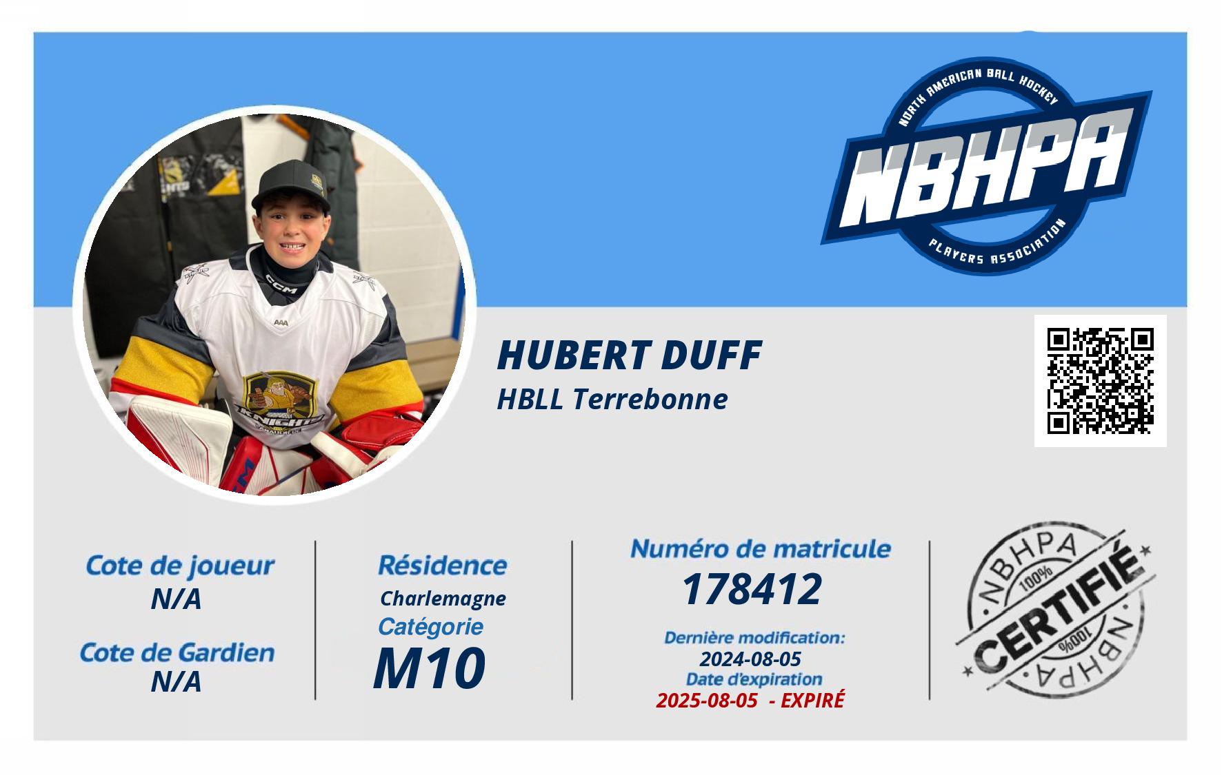 Hubert Duff