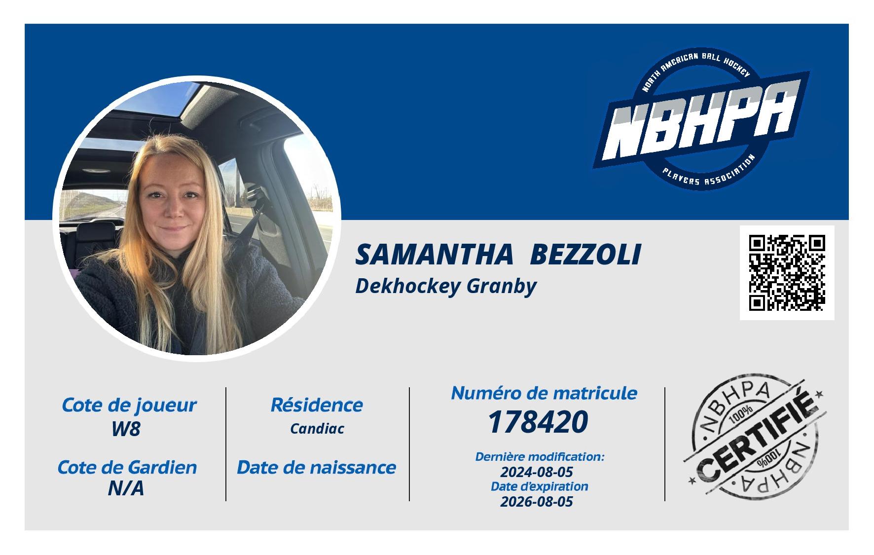 Samantha  Bezzoli