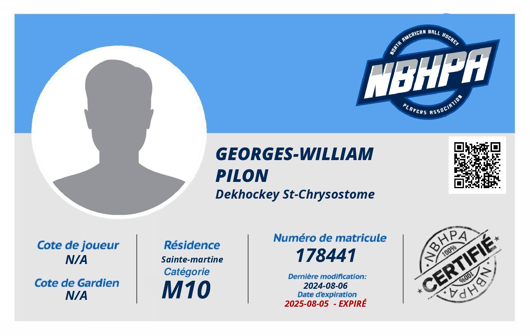 Georges-william Pilon