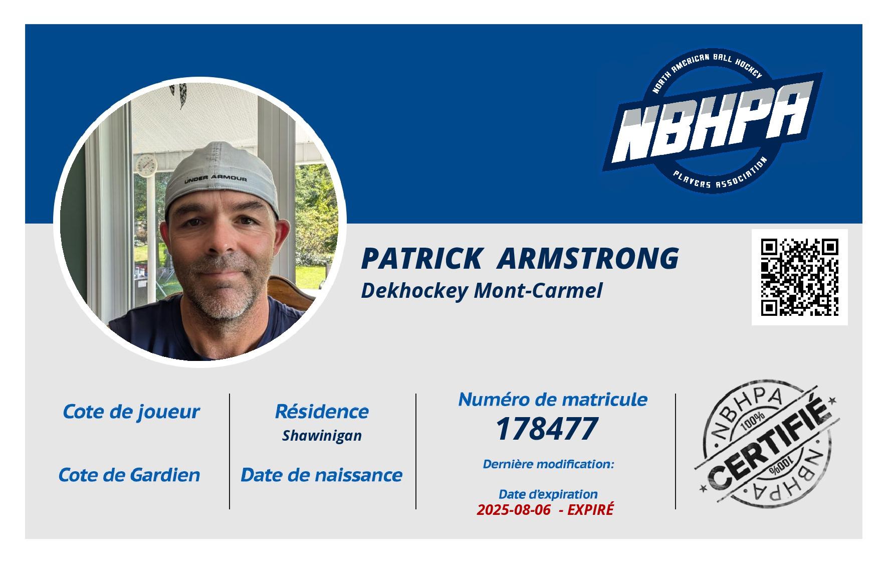 Patrick  Armstrong 