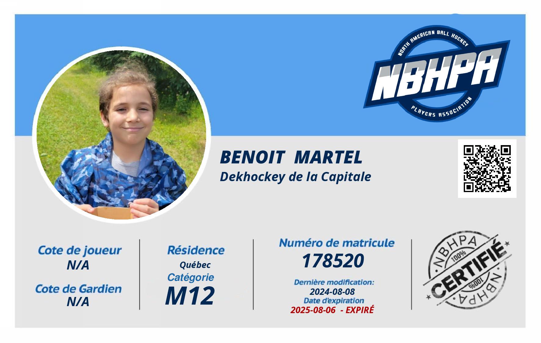 Benoit  Martel