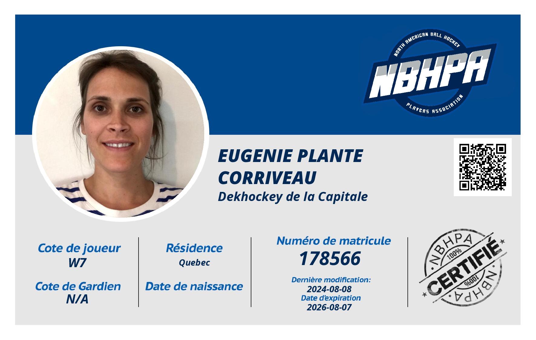 Eugenie Plante Corriveau