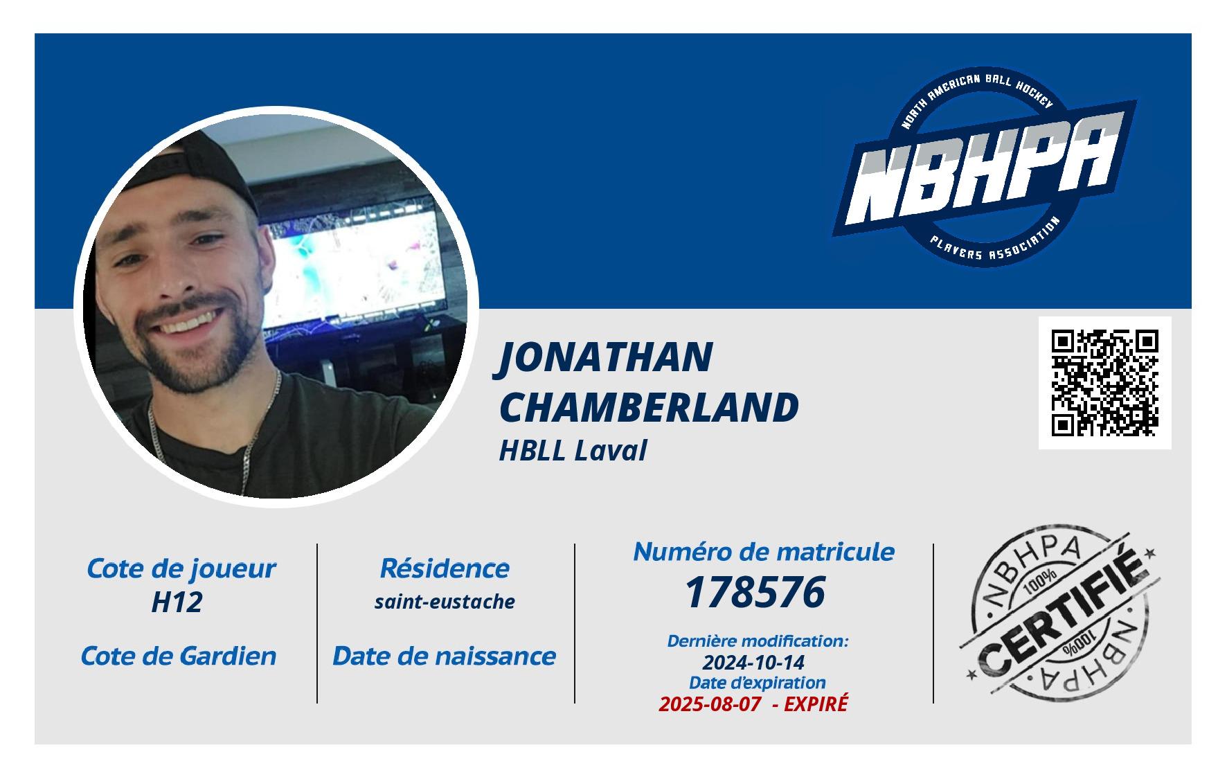 Jonathan Chamberland