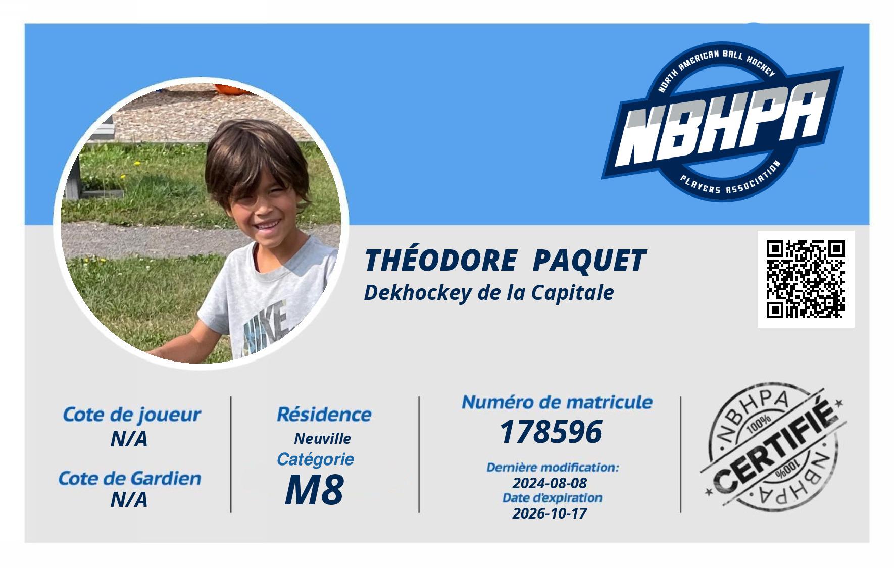 Théodore  Paquet