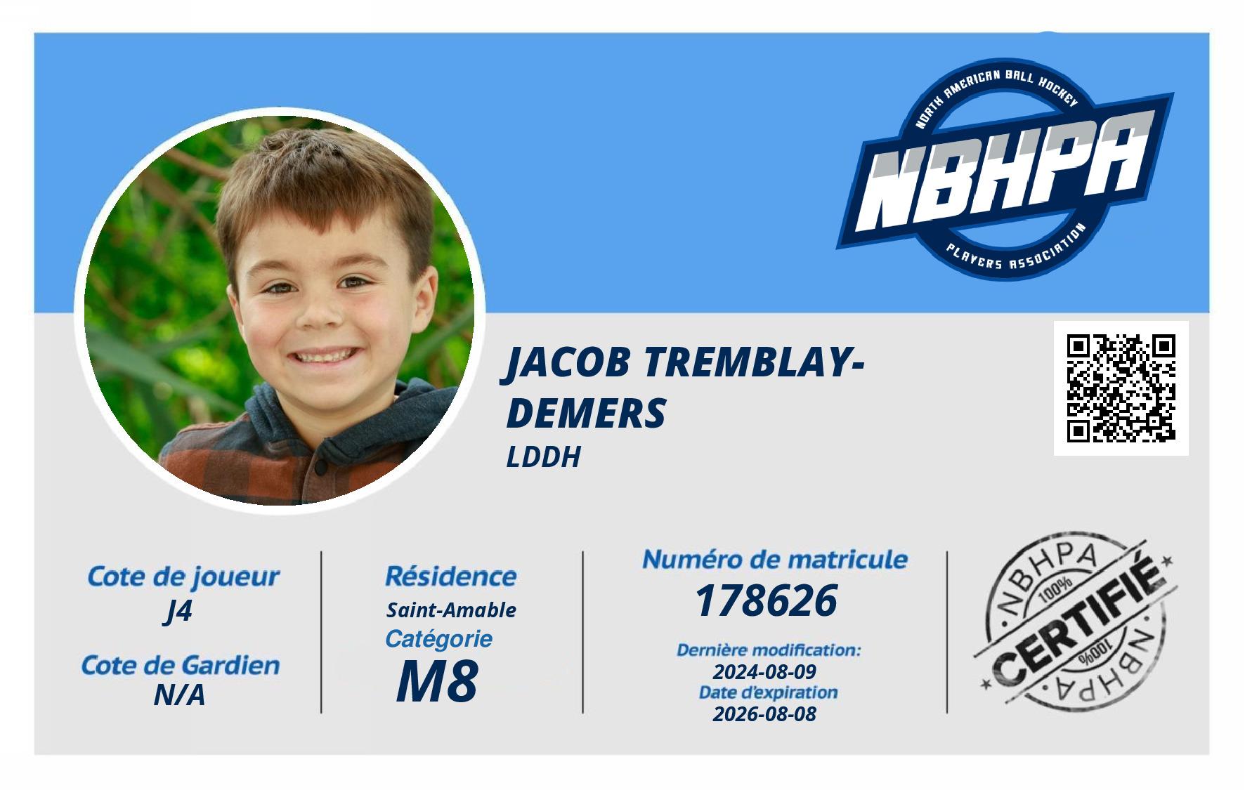 Jacob Tremblay-Demers