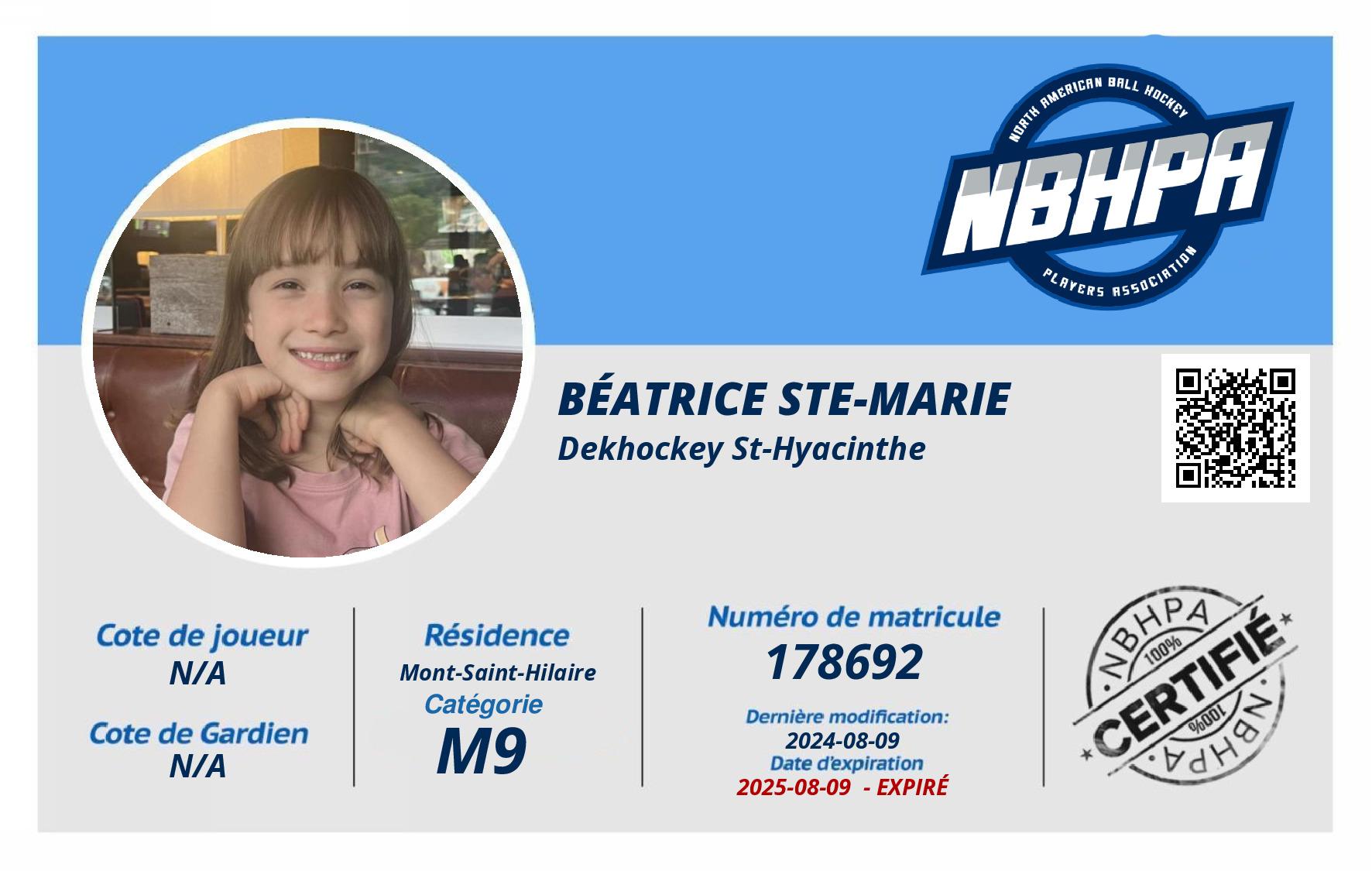 Béatrice Ste-Marie