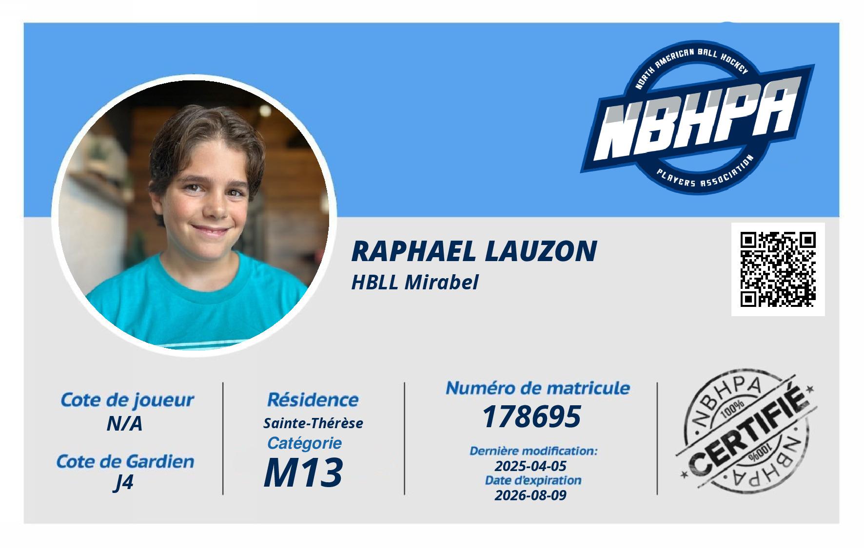 Raphael Lauzon