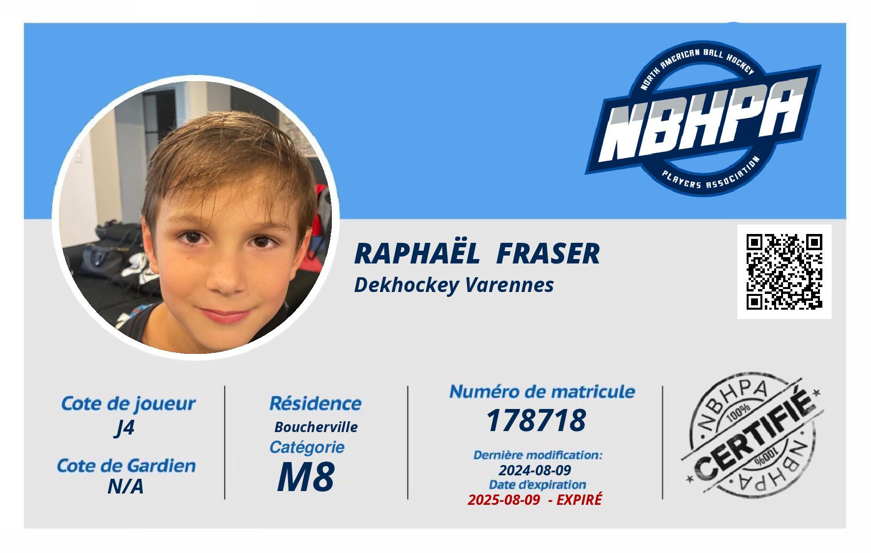 Raphaël  Fraser