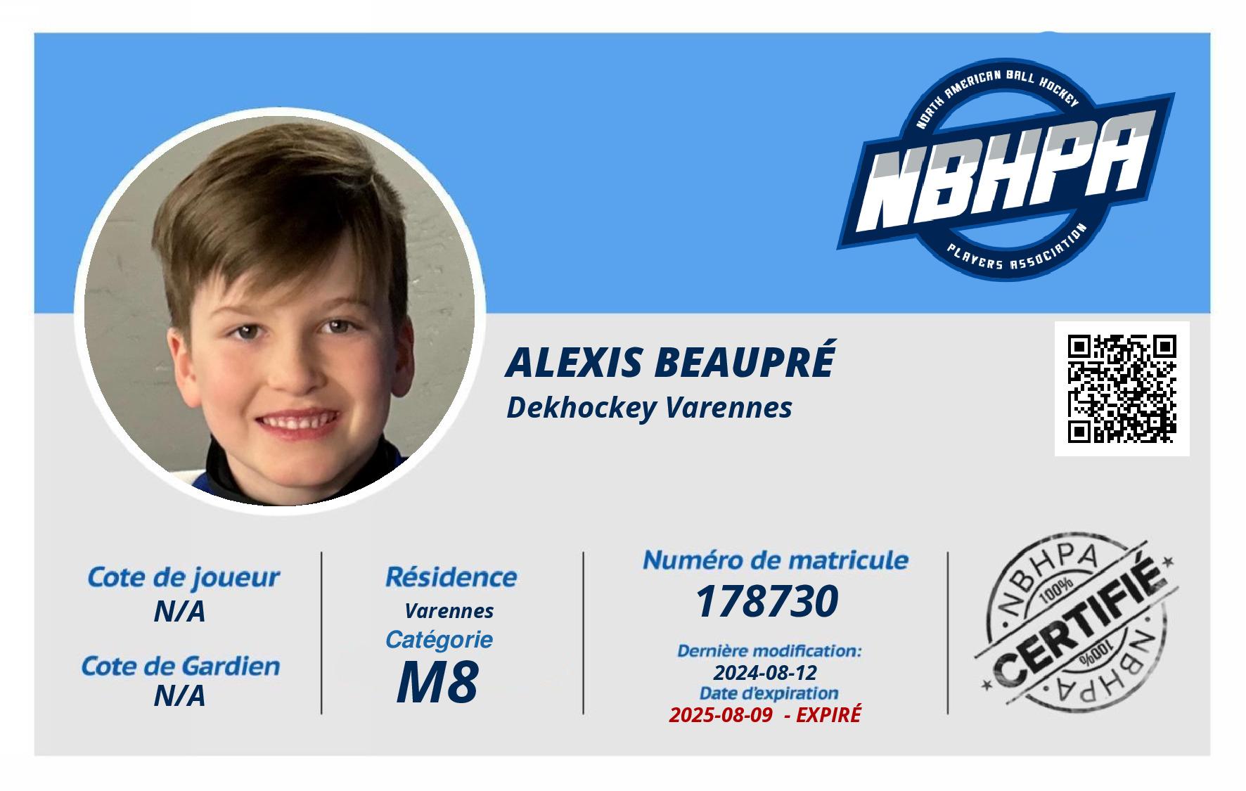 Alexis Beaupré 