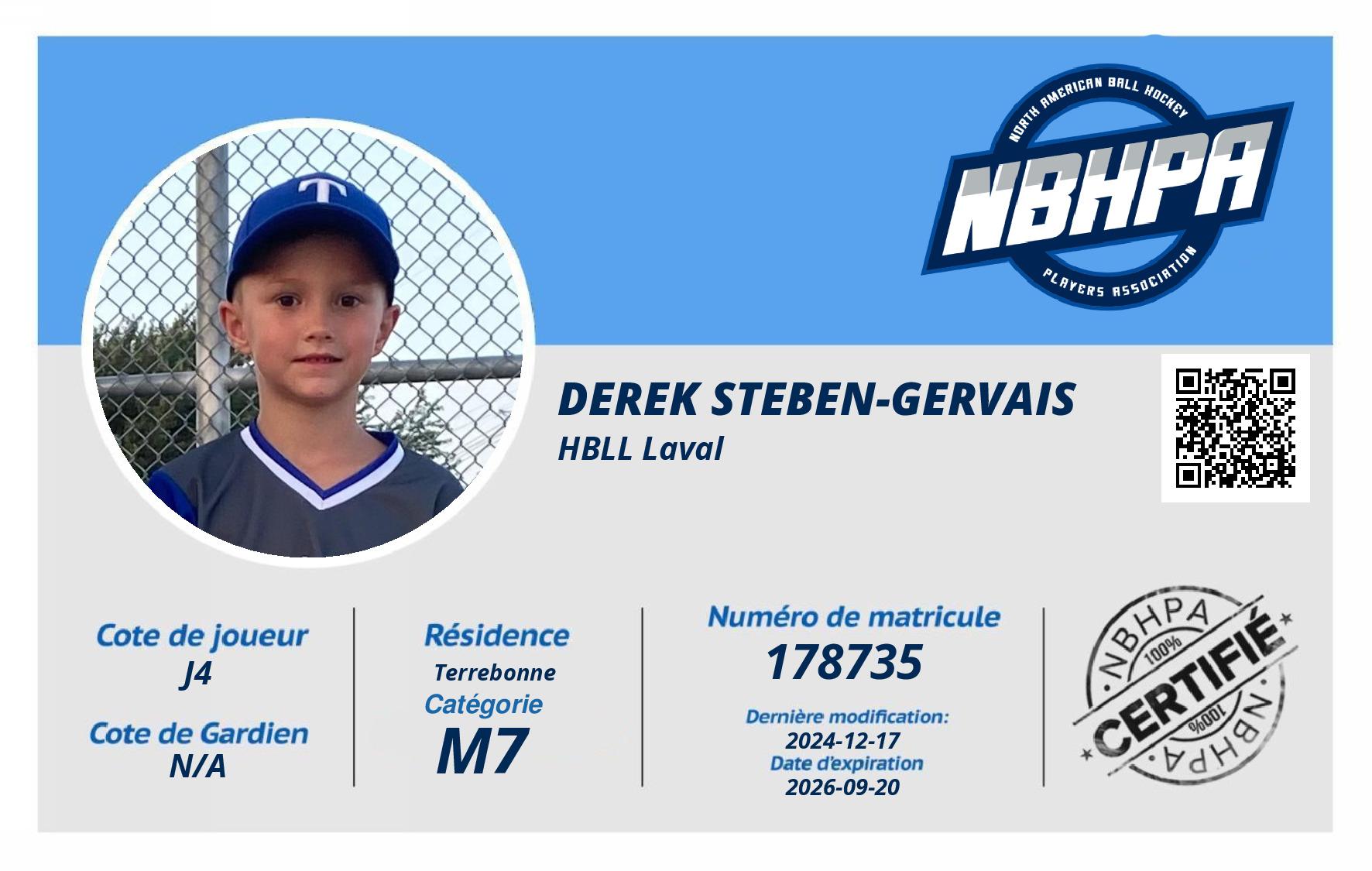 Derek Steben-Gervais