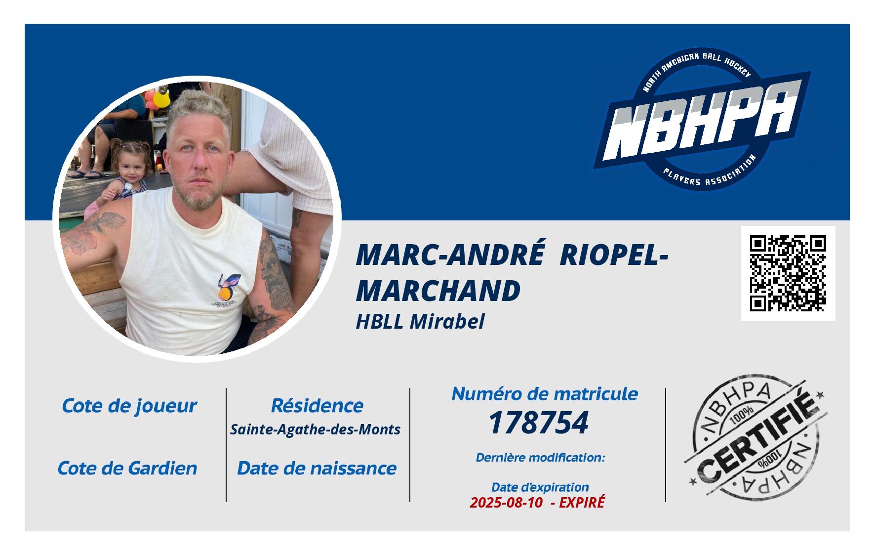 Marc-André  Riopel-Marchand