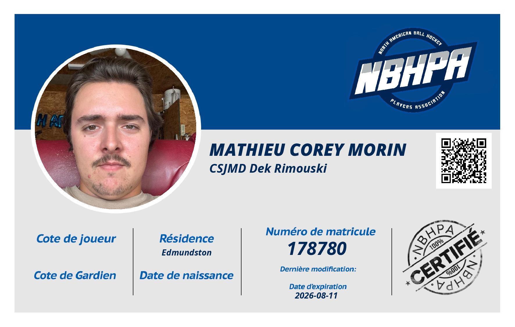 Mathieu Corey Morin