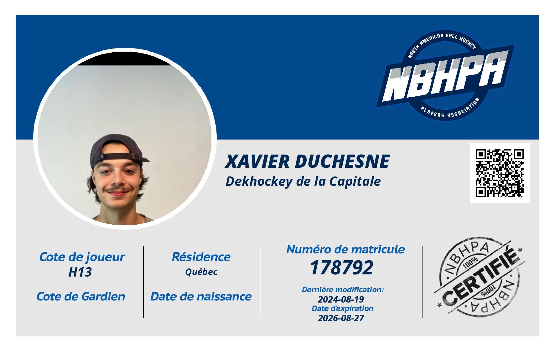 Xavier Duchesne