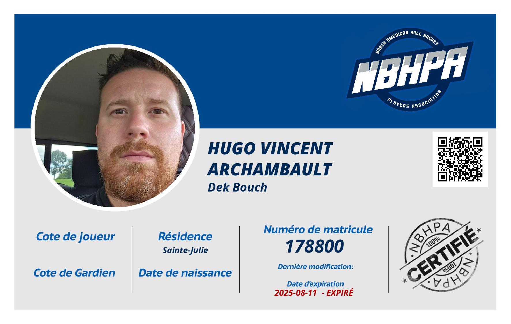 Hugo Vincent Archambault