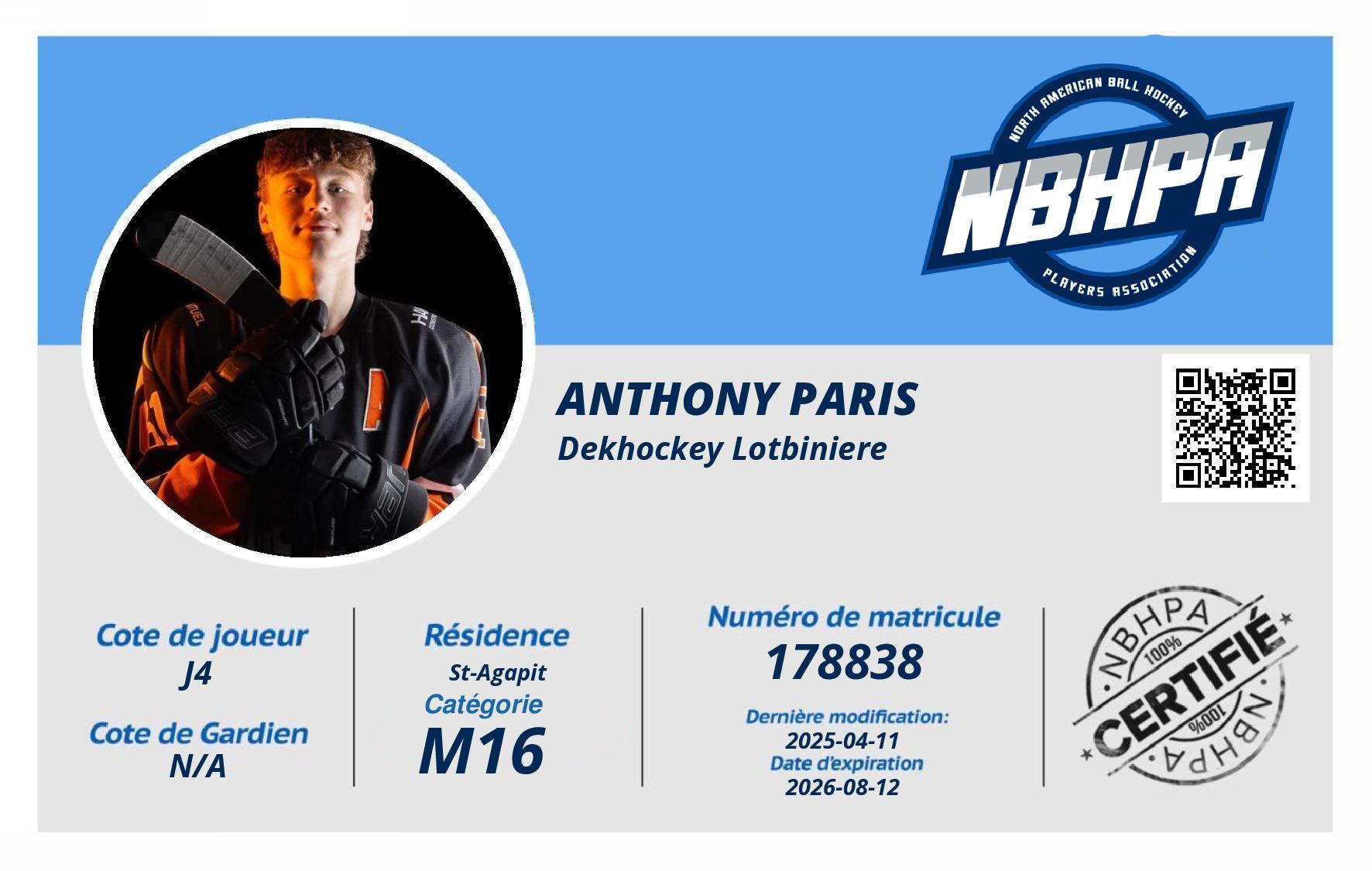 Anthony Paris