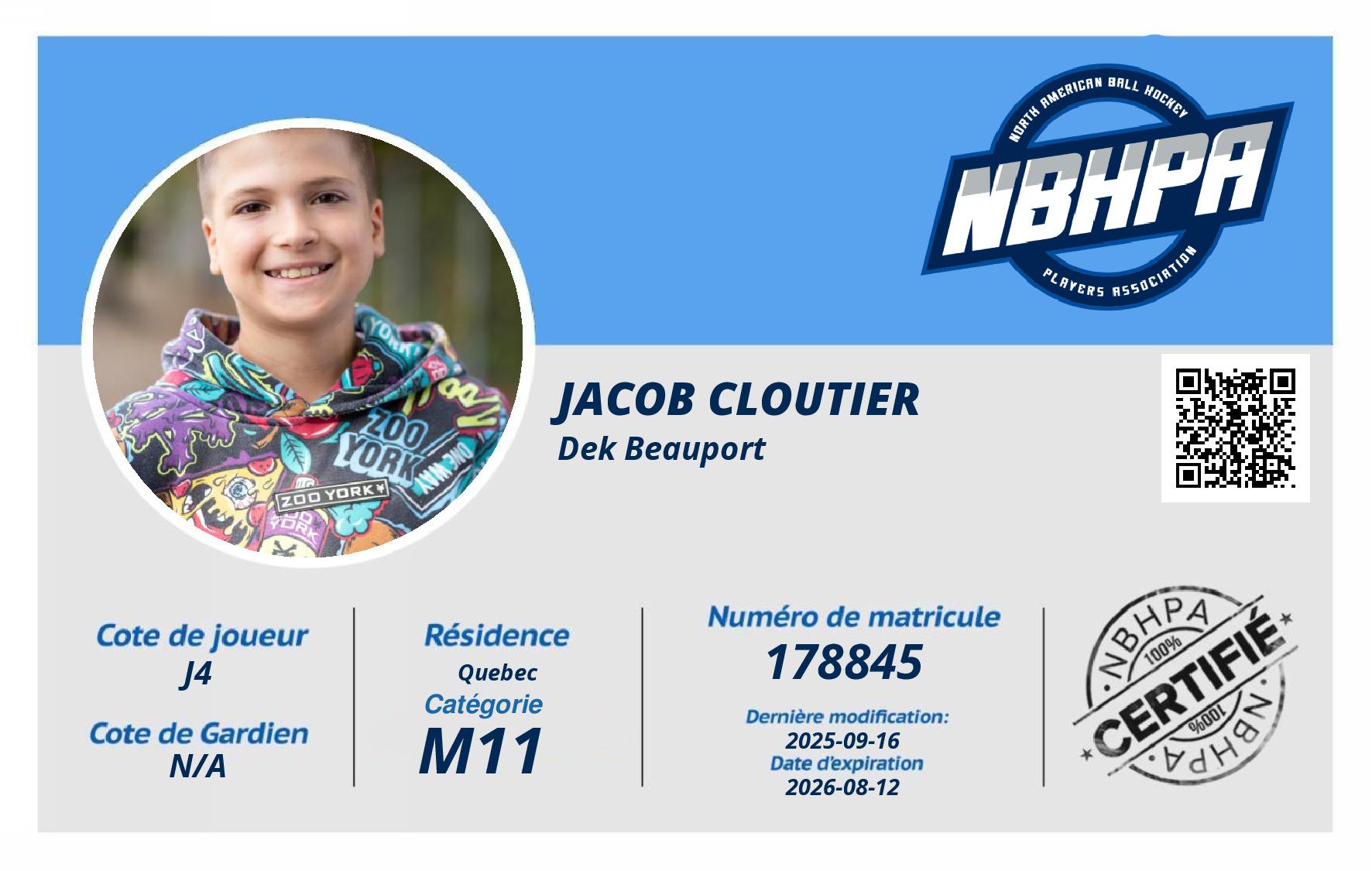 Jacob Cloutier