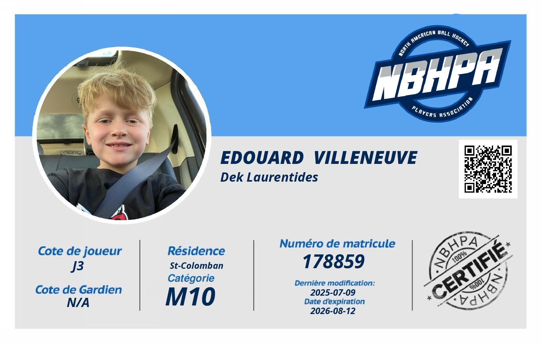 Edouard  Villeneuve 