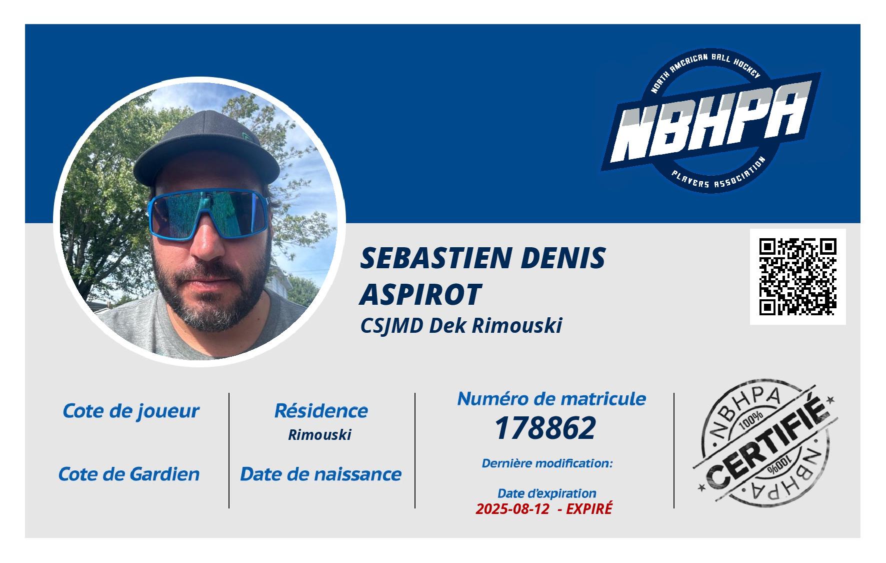 Sebastien Denis Aspirot