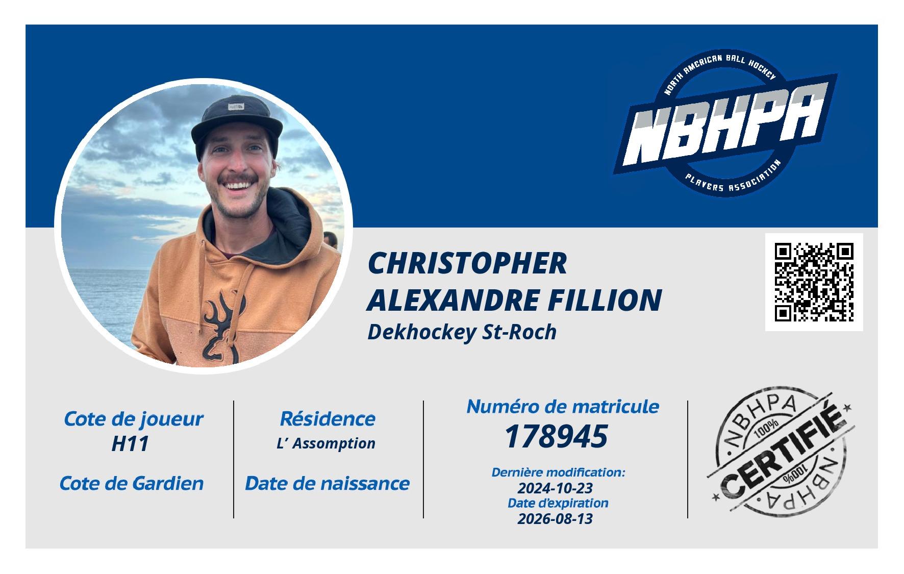Christopher Alexandre Fillion