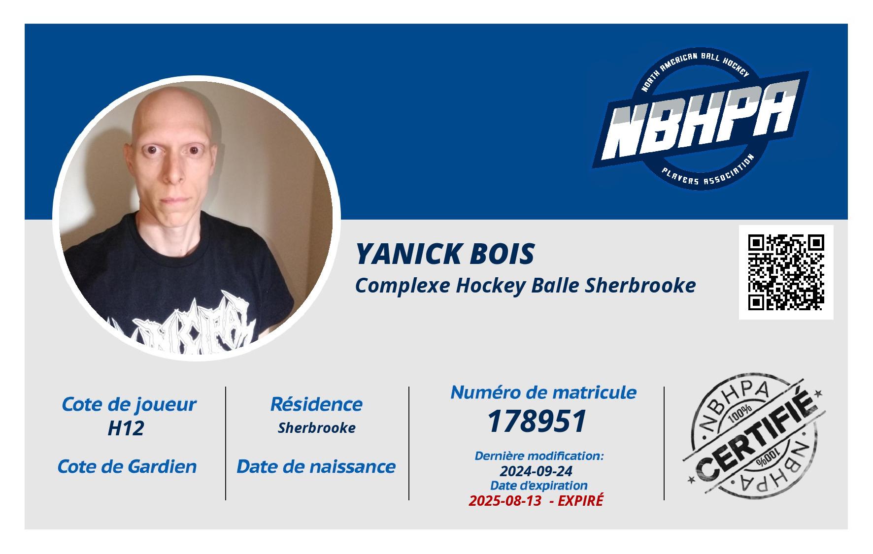 Yanick Bois