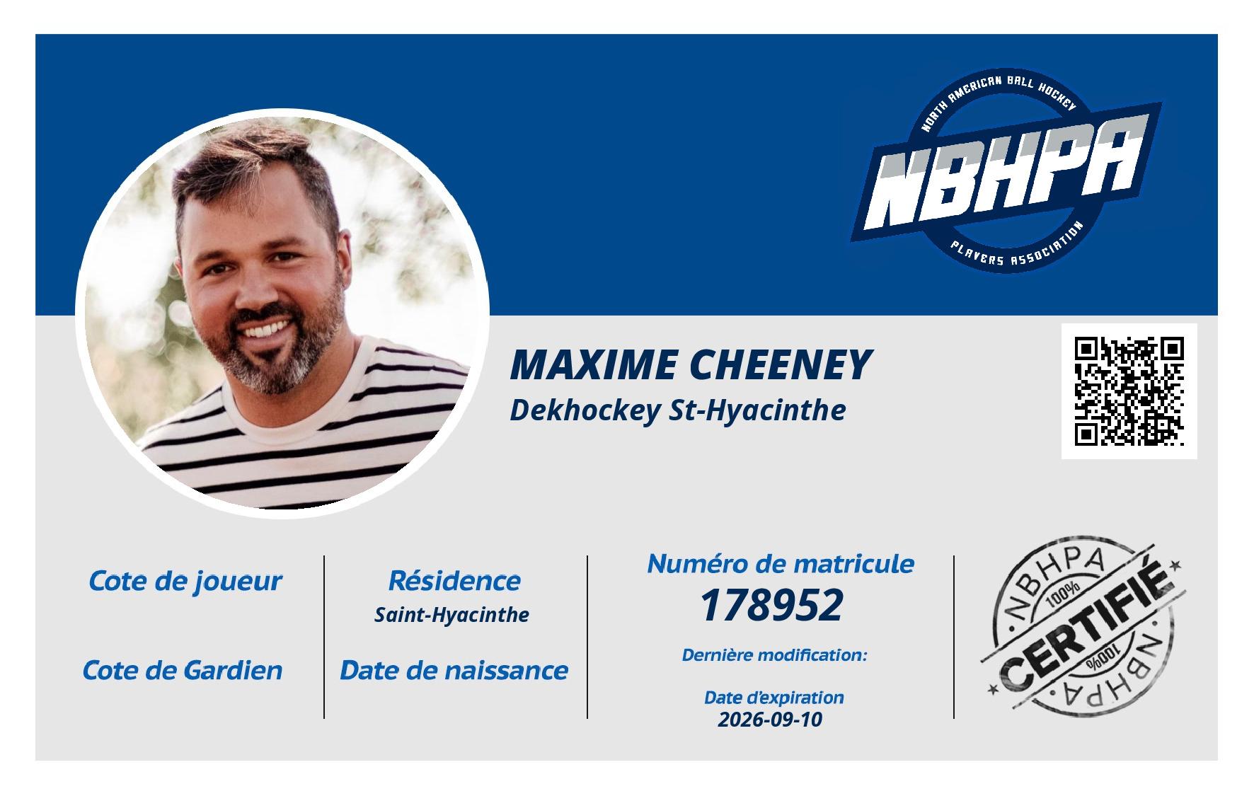 Maxime Cheeney