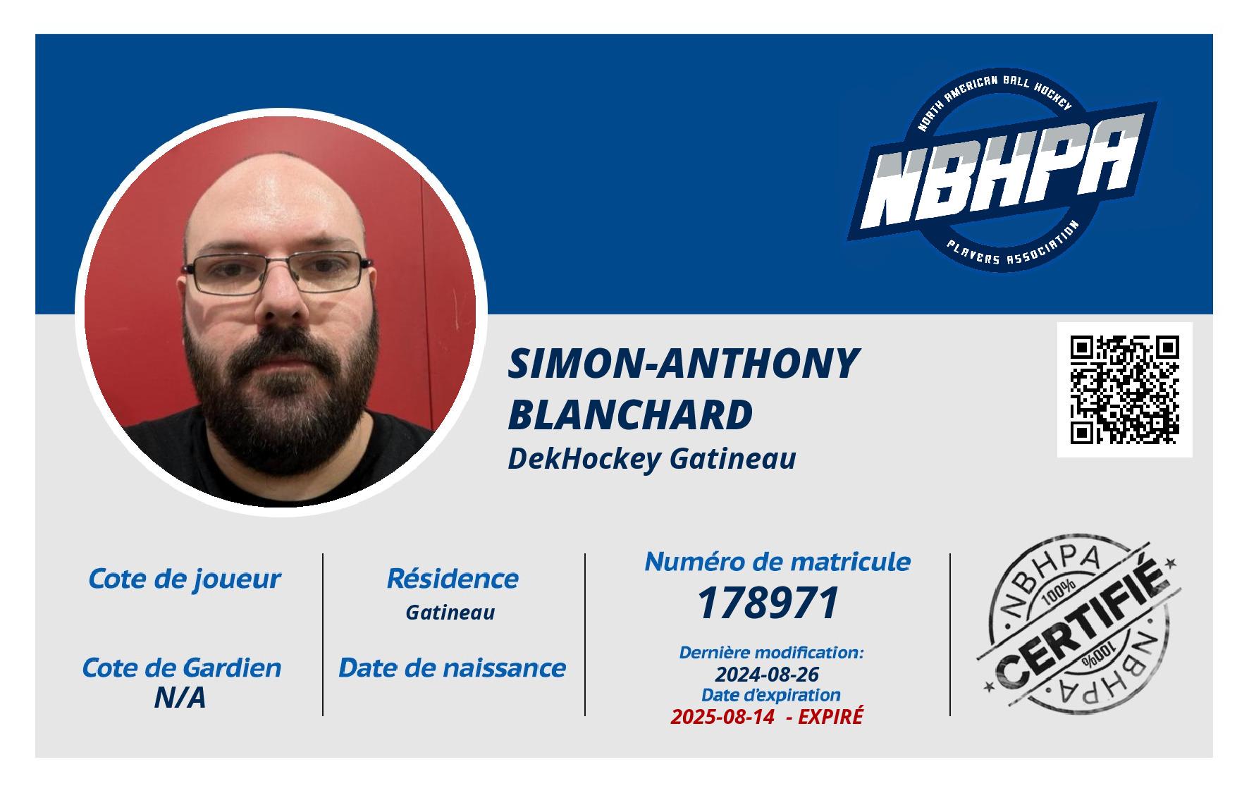 Simon-Anthony  Blanchard 