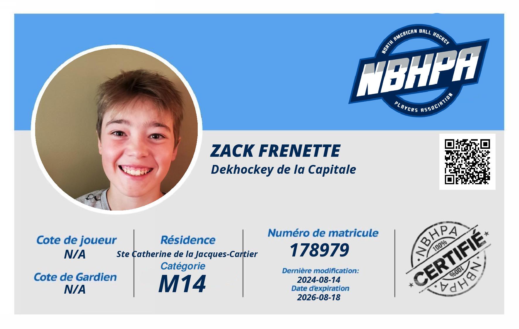 Zack Frenette 