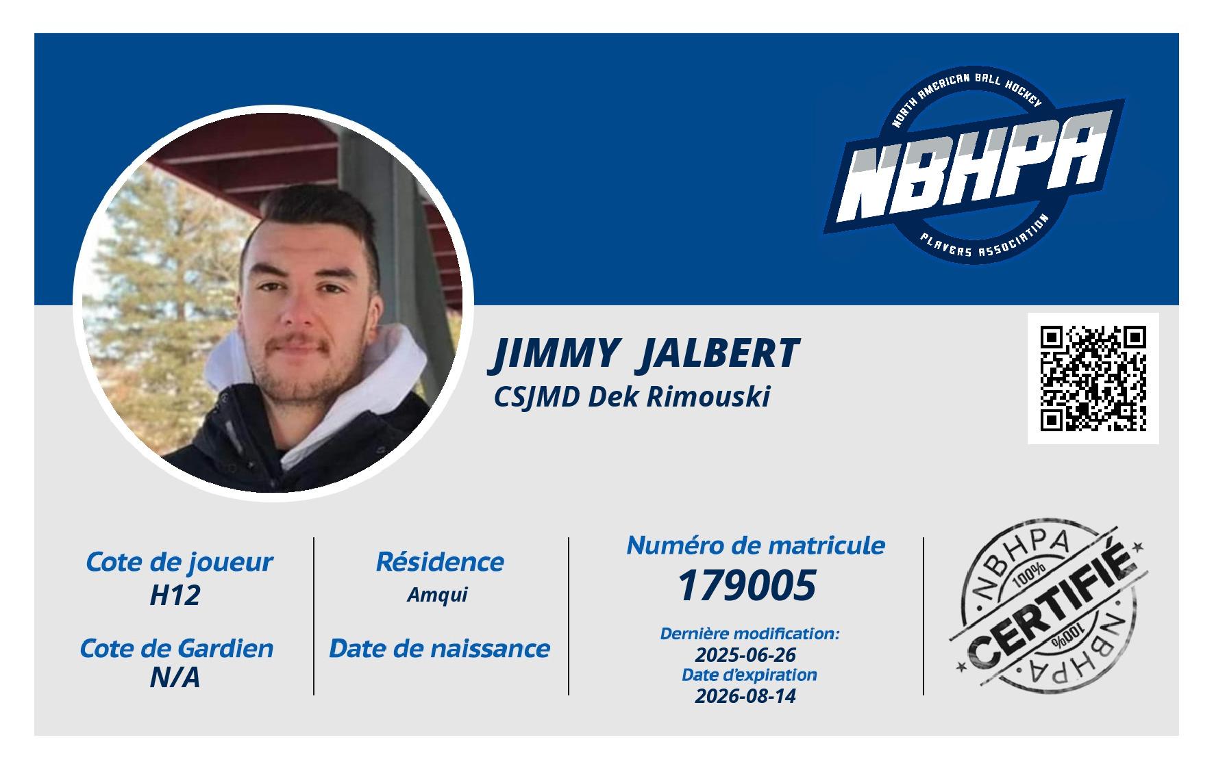 Jimmy  Jalbert