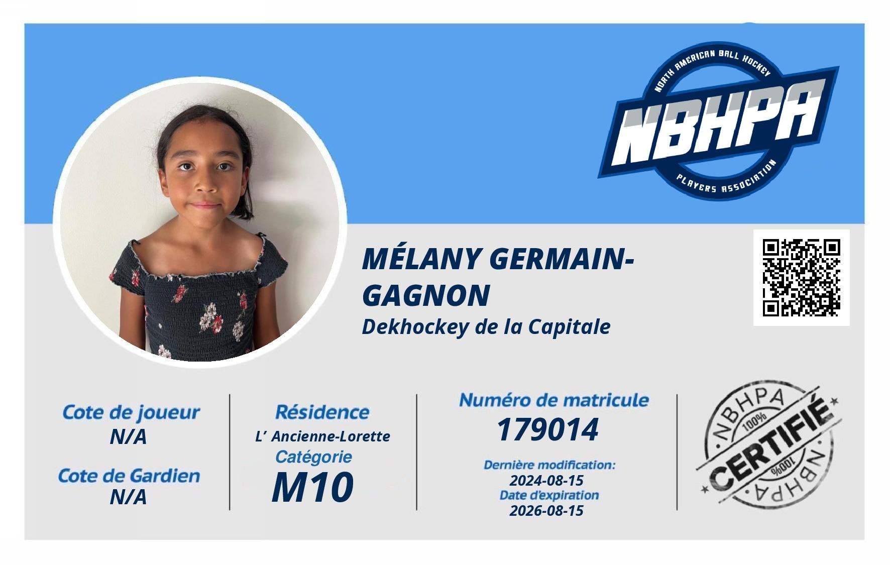Mélany Germain-Gagnon